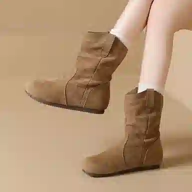 复古简约舒适轻便百搭耐磨防滑瘦瘦勃肯 短靴 女