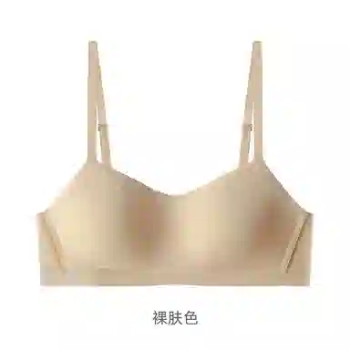 黛尔佳人 云感无痕裸感薄内衣女大胸显小上托无钢圈小胸微聚拢透气睡眠文胸 女款