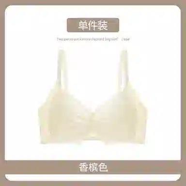 黛尔佳人 内衣女士胸罩大胸显小胸聚拢收副乳上托防下垂无钢圈无痕文胸 女款