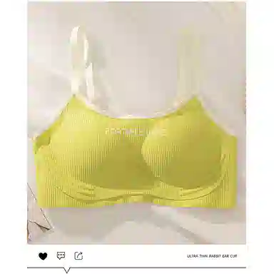 黛尔佳人 无钢圈无痕内衣云朵学生少女小胸聚拢上托运动轻甜美透气内衣文胸 女款