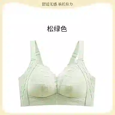 黛尔佳人 大胸显小聚拢超薄透气聚拢上托胸罩收副乳无痕蕾丝防下垂内衣文胸 女款