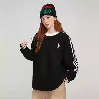 Lonsdale Retro Striped Crewneck Sweater