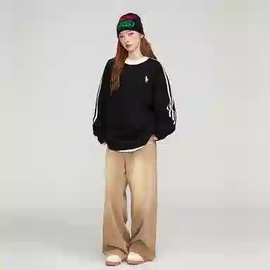 Lonsdale Retro Striped Crewneck Sweater