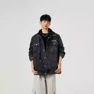 Lonsdale Vintage Logo Denim Jacket