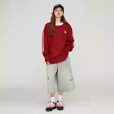 Lonsdale Retro Striped Crewneck Sweater