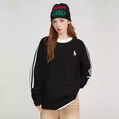 Lonsdale Retro Striped Crewneck Sweater