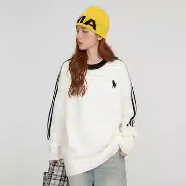 Lonsdale Retro Striped Crewneck Sweater