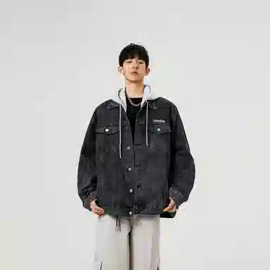 Lonsdale Vintage Logo Denim Jacket