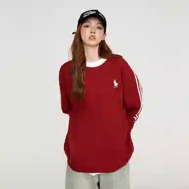 Lonsdale Retro Striped Crewneck Sweater