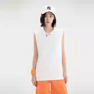 大卫贝肯 基础款美式高街套头坎肩纯色简约无袖宽松背心 男女同款