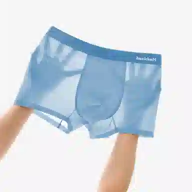 大卫贝肯 男士冰丝四角裤夏季薄款透气裤平角内裤 男款