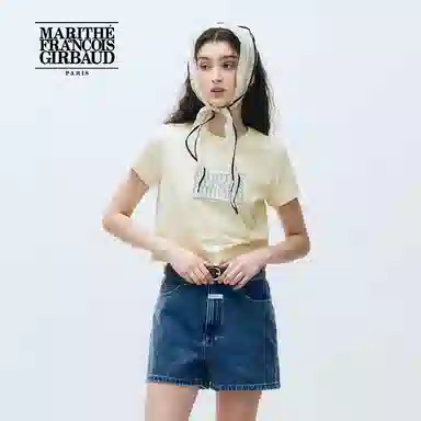 MARITHE FRANCOIS GIRBAUD logo ins T