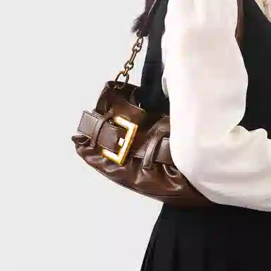 JANITINO Retro Baguette Bag