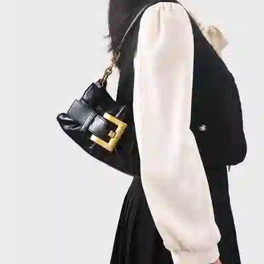 JANITINO Retro Baguette Bag