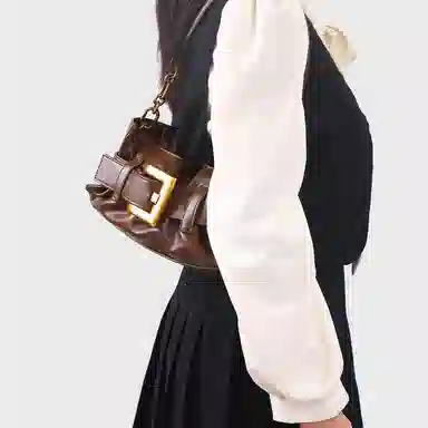 JANITINO Retro Baguette Bag