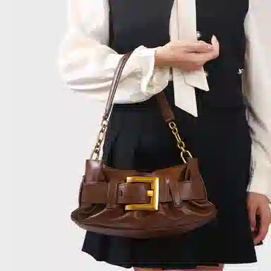 JANITINO Retro Baguette Bag