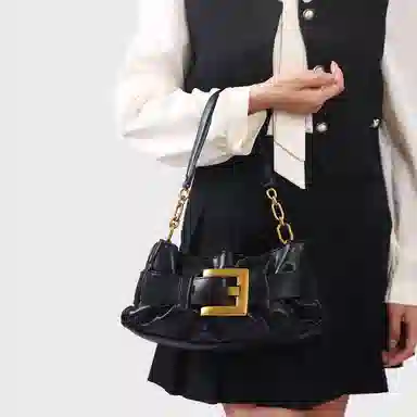 JANITINO Retro Baguette Bag