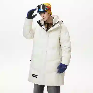SOIEPLUS 90 White Duck Down Parka