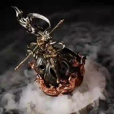 【非遗手工】 喜三福 精工铜雕悟空斗战胜佛香炉 黑神话大闹天宫客厅玄关书房茶桌装饰 供奉艺术收藏品 #好运 铜 摆件 男女同款情侣款