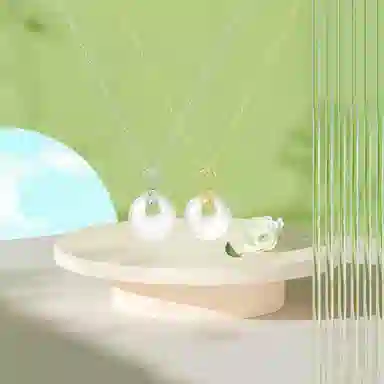 【纯银999|福气满满】 老庙 好运玉满福镶玉平安扣锁骨链 小众新中式显白清冷如意 转运平安聚财气质#好运 玉髓 项链 女款