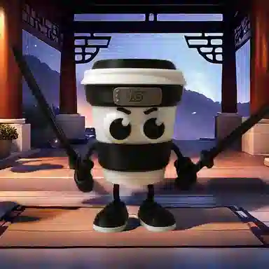 半粒 卡布奇诺忍者创意玩具 拼装模型