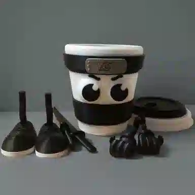 半粒 卡布奇诺忍者创意玩具 拼装模型