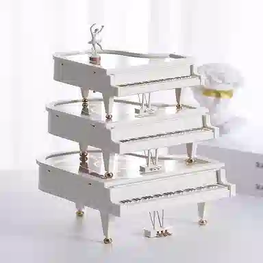 半粒 钢琴八音盒 成品模型