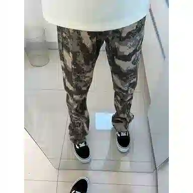 拓菲 美式高街设计感高级直筒牛仔裤 男女同款