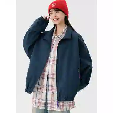 拓菲 外套男款春秋款户外潮流高街纯色棒球服运动情侣女夹克 男女同款