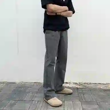 拓菲 弯刀城市户外防晒裤肌理感宽松基础直筒长裤休闲裤 男女同款