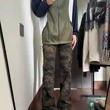 拓菲 薄款迷彩潮牌痞帅炸街工装牛仔裤 男女同款