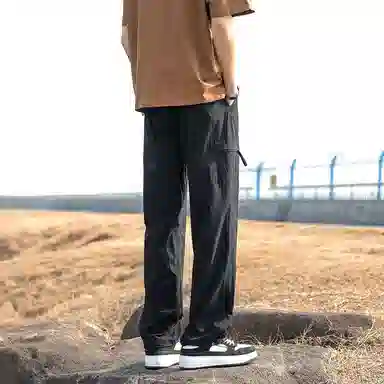 拓菲 美式工装裤夏季薄款户外速干裤徒步旅行登山裤宽松直筒裤子 男女同款