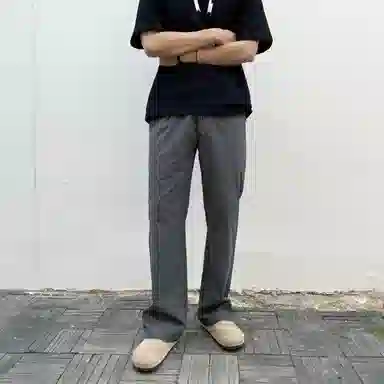 拓菲 弯刀城市户外防晒裤肌理感宽松基础直筒长裤休闲裤 男女同款