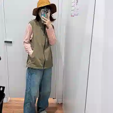 拓菲 山系徒步登山机能风立领背心男秋季三防宽松速干外套美式夹克马甲 男女同款