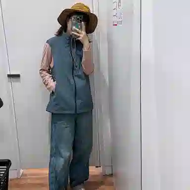 拓菲 山系徒步登山机能风立领背心男秋季三防宽松速干外套美式夹克马甲 男女同款