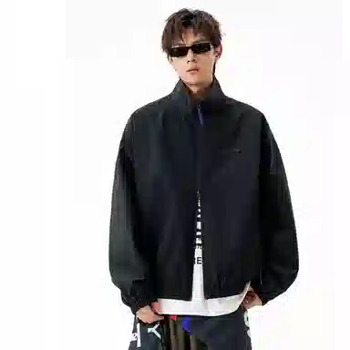 拓菲 纯色外套女款早秋巨好看运动棒球服防风冲锋衣夹克 男女同款