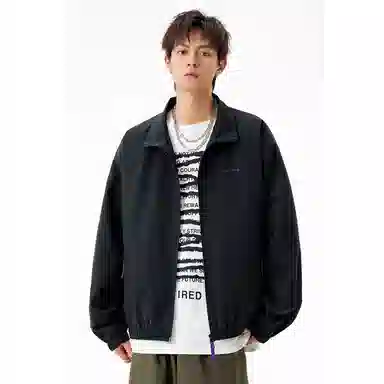 拓菲 纯色外套女款早秋巨好看运动棒球服防风冲锋衣夹克 男女同款