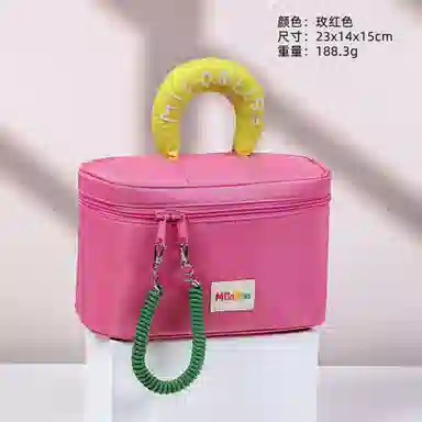 吉圣瑞时尚电线化妆包 大容量可爱撞色手提防水洗漱包女化妆品护肤品收纳包学生宿舍包