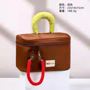 吉圣瑞时尚电线化妆包 大容量可爱撞色手提防水洗漱包女化妆品护肤品收纳包学生宿舍包