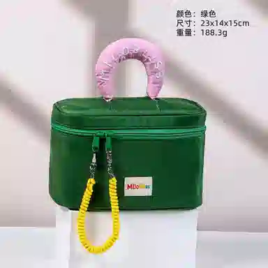 吉圣瑞时尚电线化妆包 大容量可爱撞色手提防水洗漱包女化妆品护肤品收纳包学生宿舍包