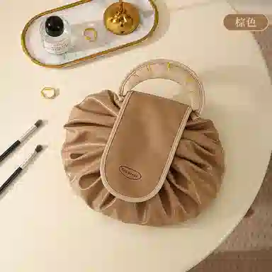 吉圣瑞 懒人化妆包高级感旅行洗漱用品收纳袋大容量抽绳化妆品防水洗漱包