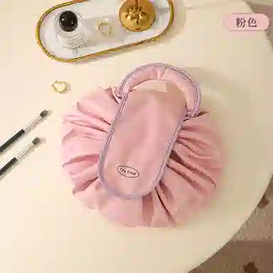 吉圣瑞 懒人化妆包高级感旅行洗漱用品收纳袋大容量抽绳化妆品防水洗漱包