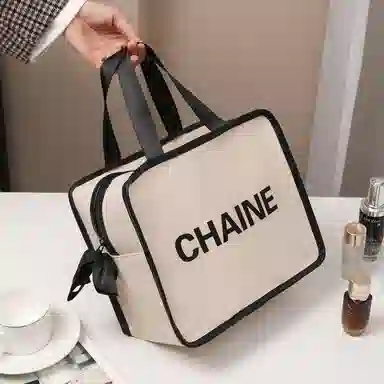 艾情草之恋 仿棉麻化妆包 透气耐磨扩容