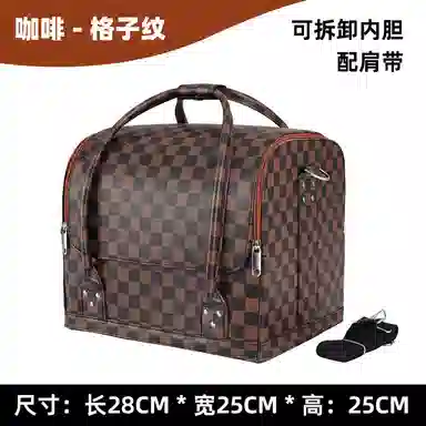 艾情草之恋 韩版化妆包轻奢高级感 扩容,可收纳，美容美甲工具箱 防水出行必备