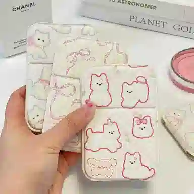 艾情草之恋 可爱便携旅游可折叠手持镜子 迷你随身