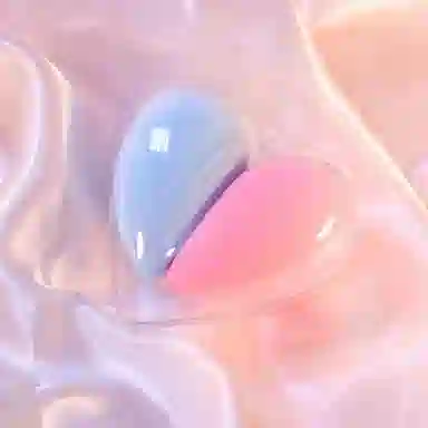 艾情草之恋  爱心便携粉扑 不吃粉 干湿两用