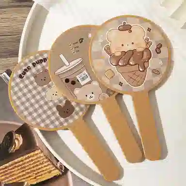 艾情草之恋 手柄手持化妆镜 随身带可爱实用