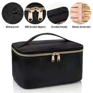 艾情草之恋 大容量旅行化妆包 带隔板手提