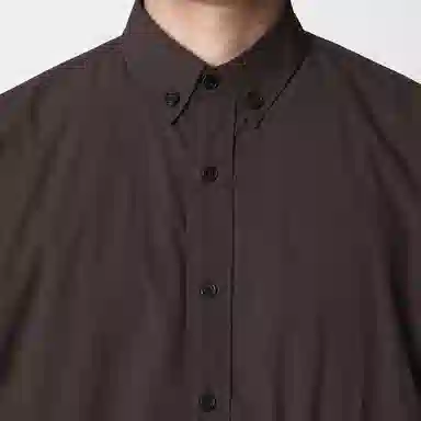 实年服工 秋冬简约抗皱通勤宽松休闲大口袋外套长袖衬衫 男款