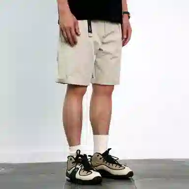 实年服工 质感简约工装宽松五分裤休闲短裤 男款